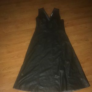Vintage leather dress